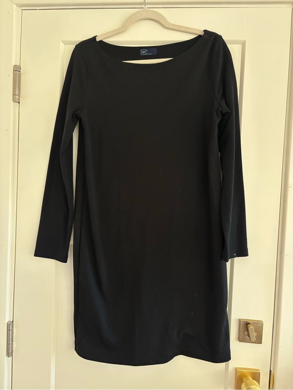 Gap Long Sleeve Dress in Black Size Medium Like New